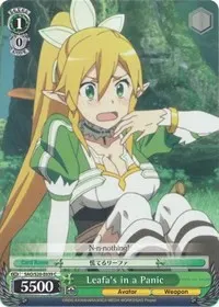 Leafas in a Panic (Sword Art Online)