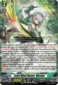 Leafy Wind Hunter Marlam (D Promo Cards) — Cardfight Vanguard Card Value