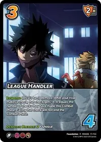 League Handler (UniVersus: My Hero Academia: Jet Burn)