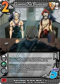 Learning The Standards Quirk Pack 2 (UniVersus: My Hero Academia Promo Cards)
