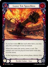 Leave Em Speechless Blue (Compendium of Rathe)