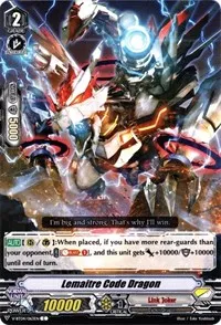 Lemaitre Code Dragon (V-BT04: Vilest! Deletor) — Cardfight Vanguard Card Value