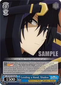 Lending a Hand Shadow SR (The Eminence in Shadow) — Weiss Schwarz Card Value