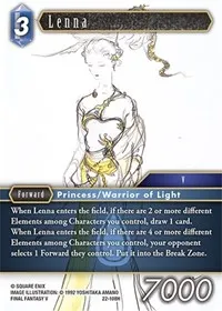 Lenna (Hidden Hope) — Final Fantasy TCG Card Value