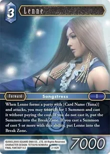 Lenne (Opus II) — Final Fantasy TCG Card Value