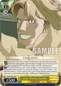 Leo Stance Cancel (Guilty Gear -Strive-)