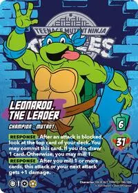 Leonardo the Leader Alternate Art 196 (Teenage Mutant Ninja Turtles)