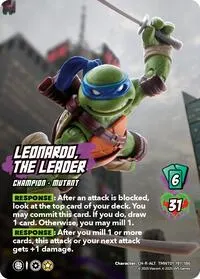 Leonardo the Leader Alternate Art 197 (Teenage Mutant Ninja Turtles)