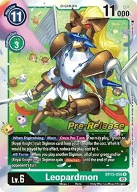Leopardmon (Versus Royal Knights Pre-Release Cards)