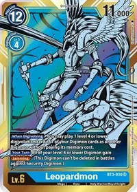 Leopardmon Alternate Art (Release Special Booster 1.0)