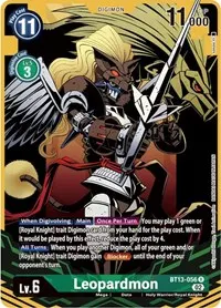 Leopardmon Alternate Art (Versus Royal Knights)