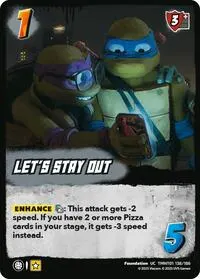 Lets Stay Out (Teenage Mutant Ninja Turtles)