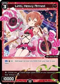 Letti Heavy Armed (Diva Debut Deck D08: White Hope)