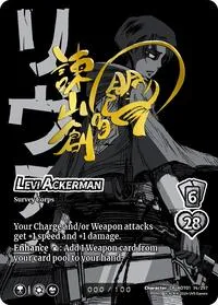 Levi Ackerman Serial Numbered (Attack on Titan: Battle for Humanity) — UniVersus Card Value