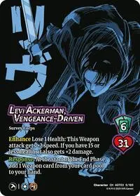 Levi Ackerman Vengeance Driven (Attack on Titan: Apocalypse)
