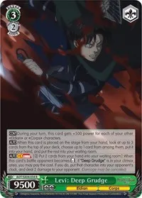 Levi Deep Grudge (Attack On Titan: Final Season) — Weiss Schwarz Card Value