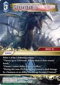 Leviathan (Boss Deck: Final Fantasy VII) — Final Fantasy TCG Card Value