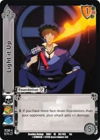 Light it Up (Cowboy Bebop) — UniVersus Card Value