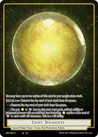 Light Solarisite (Judgment of the Rogue Planet) — Force of Will Card Value