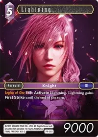 Lightning (FF: Promo Cards)
