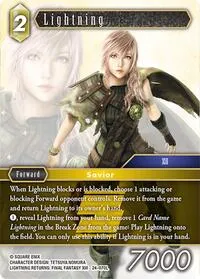 Lightning (Hidden Legends) — Final Fantasy TCG Card Value