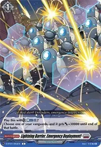 Lightning Barrier Emergency Deployment (D-BT01: Genesis of the Five Greats)