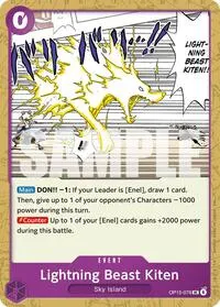 Lightning Beast Kiten (Adventure on Kami's Island)