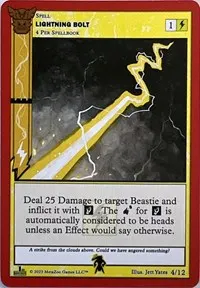 Lightning Bolt (Native: First Edition Release Event Deck)