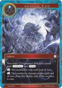 Lightning Cave (Alice Origin Memoria Cards)