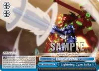Lightning Cyan Spike (Accel World -Infinite Burst-)
