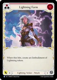 Lightning Form Red (Omens of the Third Age)