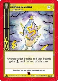 Lightning in a Bottle Flame (Wilderness: First Edition Tribal Theme Decks)