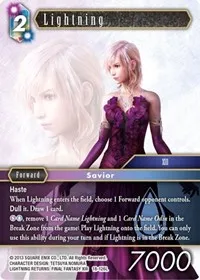 Lightning Legend (Resurgence of Power) — Final Fantasy TCG Card Value