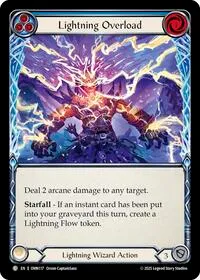 Lightning Overload Blue (Omens of the Third Age) — Flesh & Blood TCG Card Value