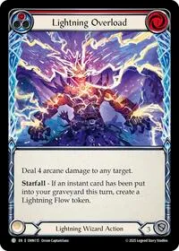 Lightning Overload Red (Omens of the Third Age) — Flesh & Blood TCG Card Value