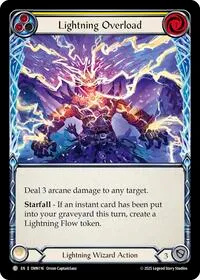 Lightning Overload Yellow (Omens of the Third Age) — Flesh & Blood TCG Card Value