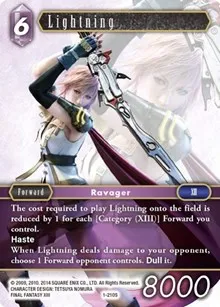Lightning Starter (Opus I) — Final Fantasy TCG Card Value