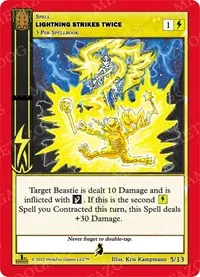 Lightning Strikes Twice (Wilderness: First Edition Release Event Deck)