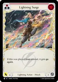Lightning Surge Red (Blitz Deck: Rosetta - Aurora)