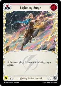 Lightning Surge Red (Blitz Deck: Rosetta - Oscilio)