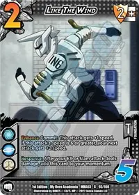 Like the Wind (UniVersus: My Hero Academia: Heroes Clash)