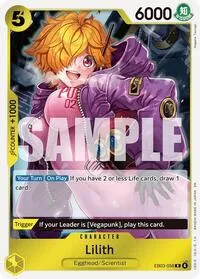 Lilith (Extra Booster: One Piece Heroines Edition) — One Piece Card Game Card Value