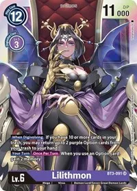 Lilithmon (Release Special Booster 1.0) — Digimon Card Game Card Value