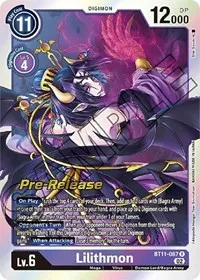 Lilithmon (Dimensional Phase Pre-Release Cards) — Digimon Card Game Card Value