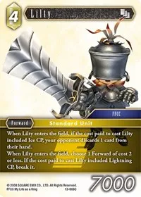Lilty (Opus XIII: Crystal Radiance) — Final Fantasy TCG Card Value