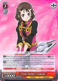 Link Strike Lisbeth SR (Sword Art Online The Movie: -Ordinal Scale-) — Weiss Schwarz Card Value