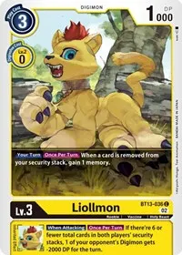 Liollmon (Versus Royal Knights)