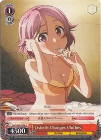 Lisbeth Changes Clothes (Sword Art Online Re: Edit)
