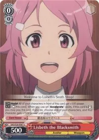 Lisbeth the Blacksmith (Sword Art Online)