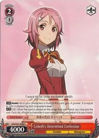 Lisbeths Determined Confession (Sword Art Online Re: Edit)